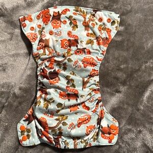 Thirsties AIO Natural Cloth Diaper- Red Panda